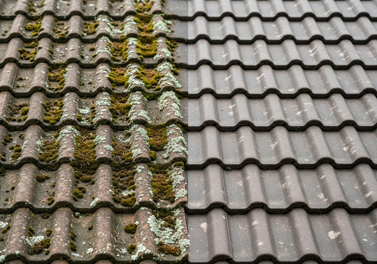 Démoussage de toiture