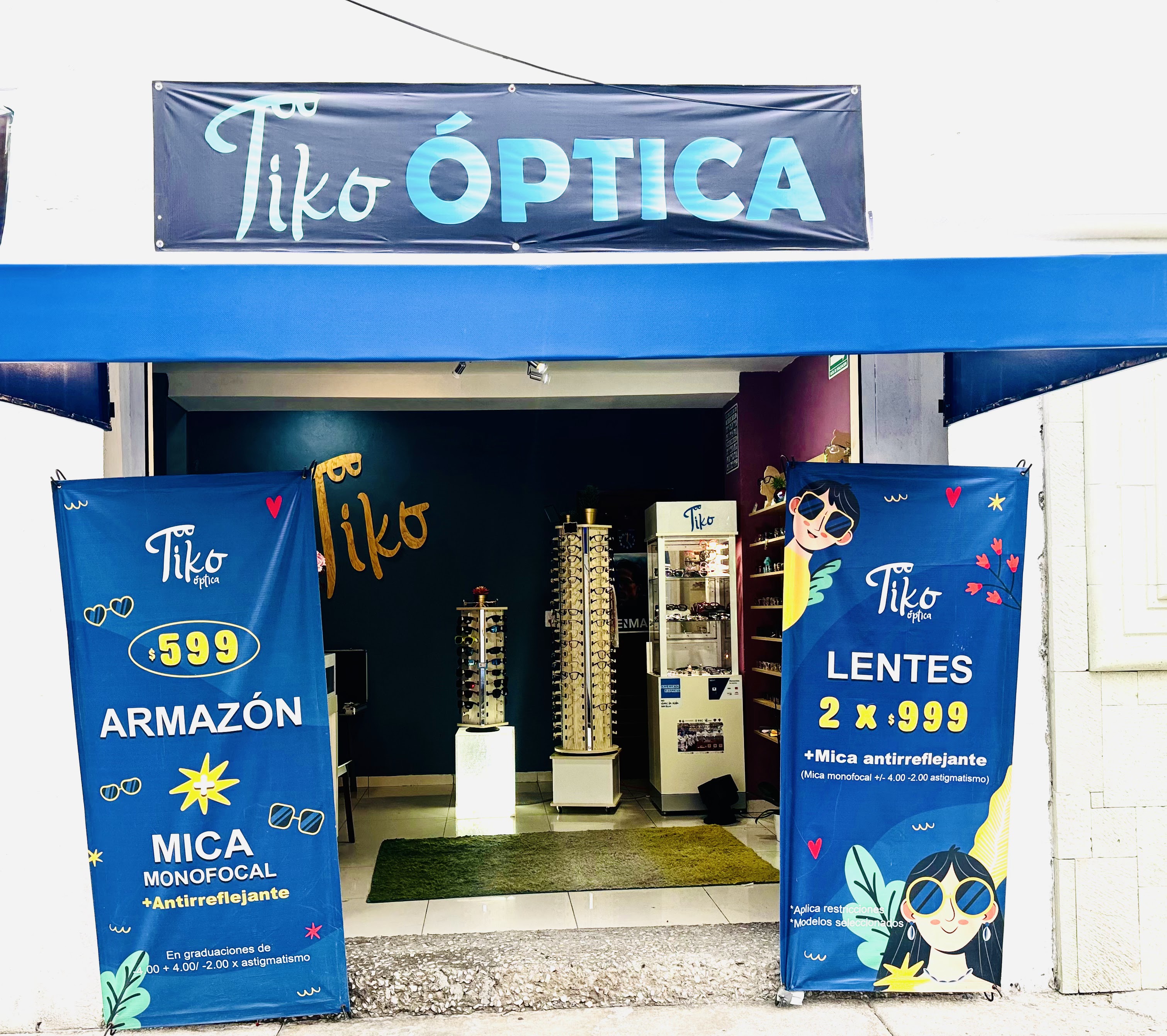 Modelos de lentes en la óptica de barrio