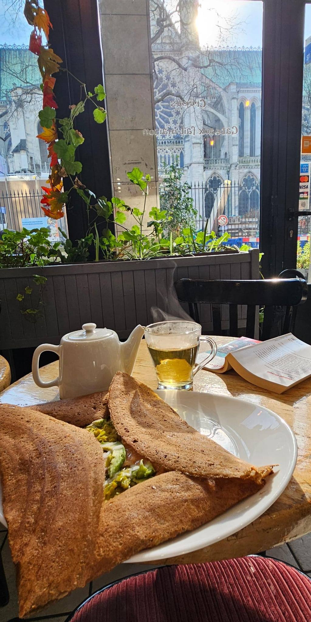 Plat de la crêperie Au Rendez-Vous
