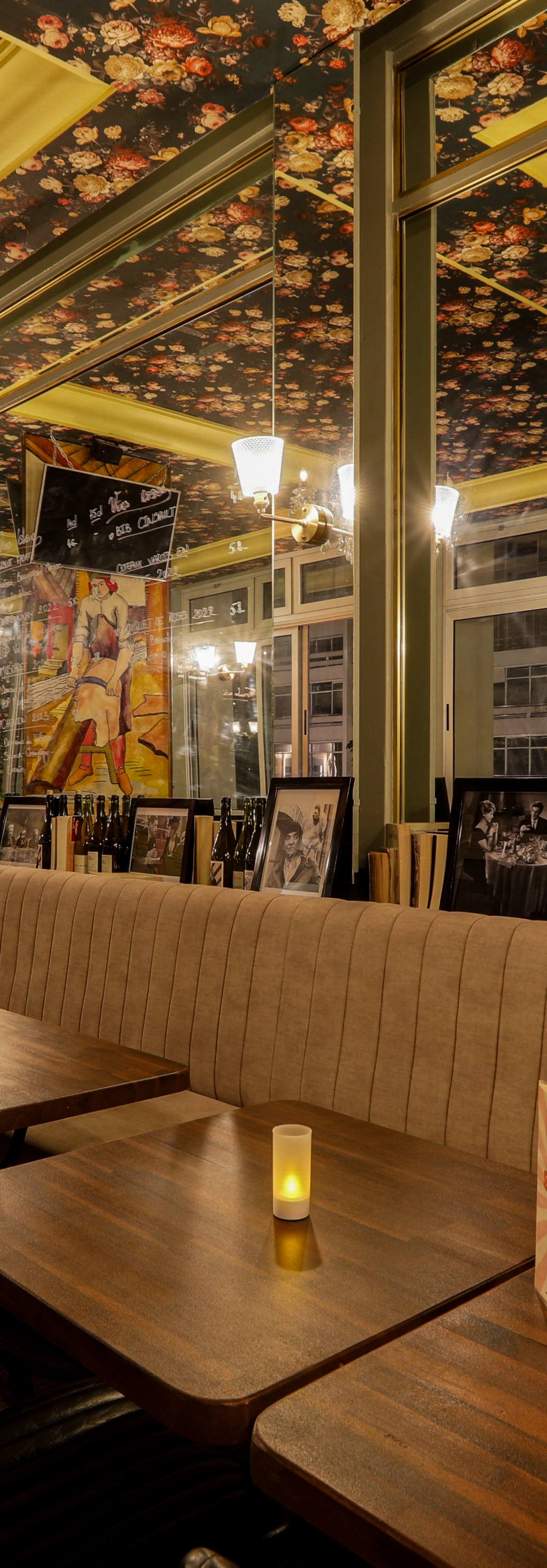 Terrasse animée du Café Framboise, 13e arrondissement